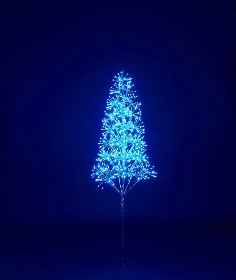 5-Foot Blue Starburst Led Light-Up Tree 1