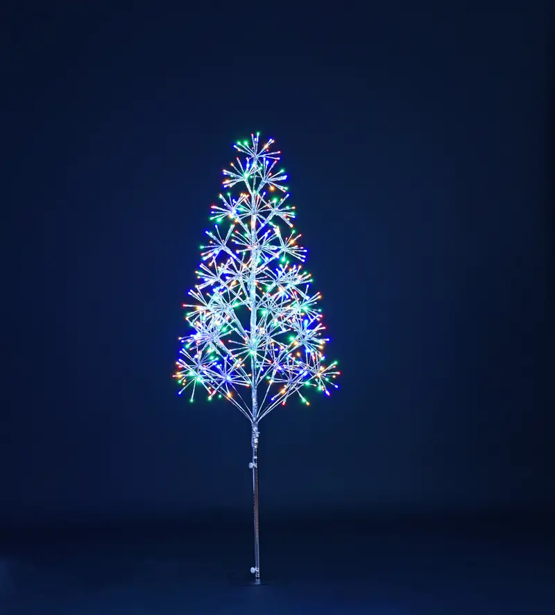 5-Foot Multi-Color Starburst Led Light Tree 1