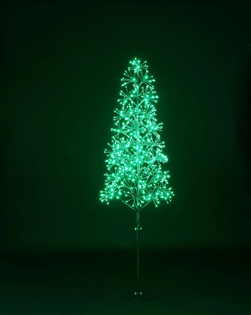6-Foot Fresh Green Starburst Led Tree 1