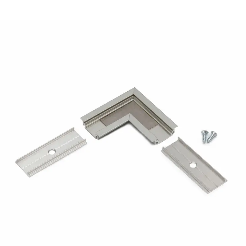 90° Corner Connector For Groove10 Led Profiles 1