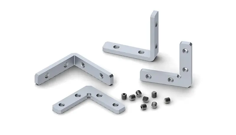 90° Led Profile Connector – Rigid Angle Joining System 1