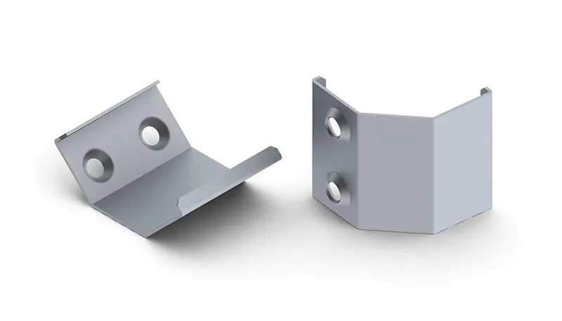 Abs Corner Mounting Bracket For Alu-Corner Led Profile 1