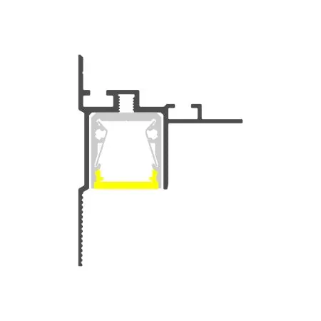 Alu-Cove2 Wall-Wash Led Channel For Drywall Installation 1
