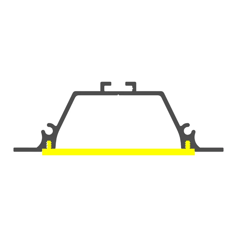 Amara Shallow-Recessed Ceiling Led Channel – Slim Inset Lighting Solution 1