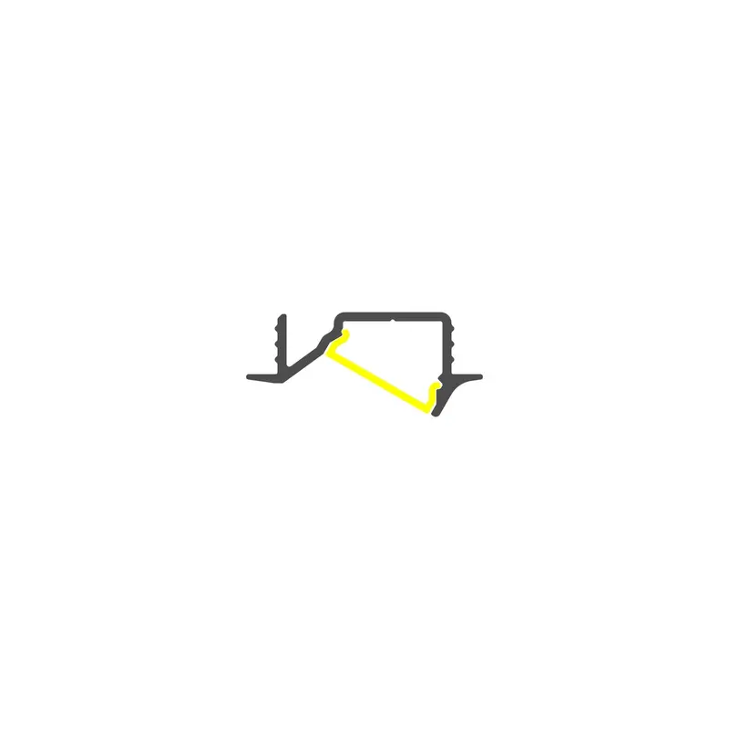 Angled Recessed Led Channel – Diagonal10 Profile 1