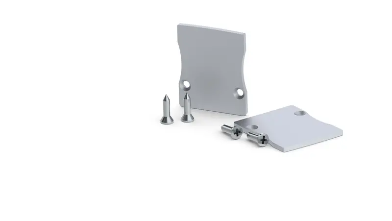 Anodized Aluminum End Caps For Slw20 And Slw20-Fl Led Profiles 1