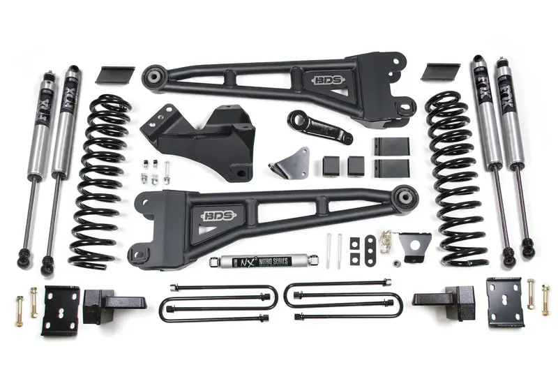 Bds Suspension Bds1948Fs 6-Inch Radius Arm Lift Kit For 2005–2007 Ford F-250/F-350 4Wd (Gas Engine, No Overload Springs) 1