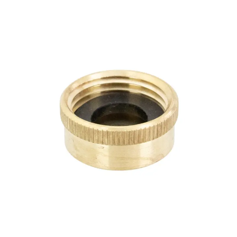 Brass Female Garden Hose Cap Stopper 1