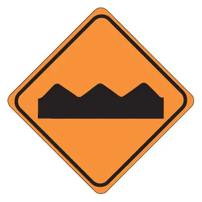 Bump Or Rough Road Ahead Sign – Pavement Condition Alert 1