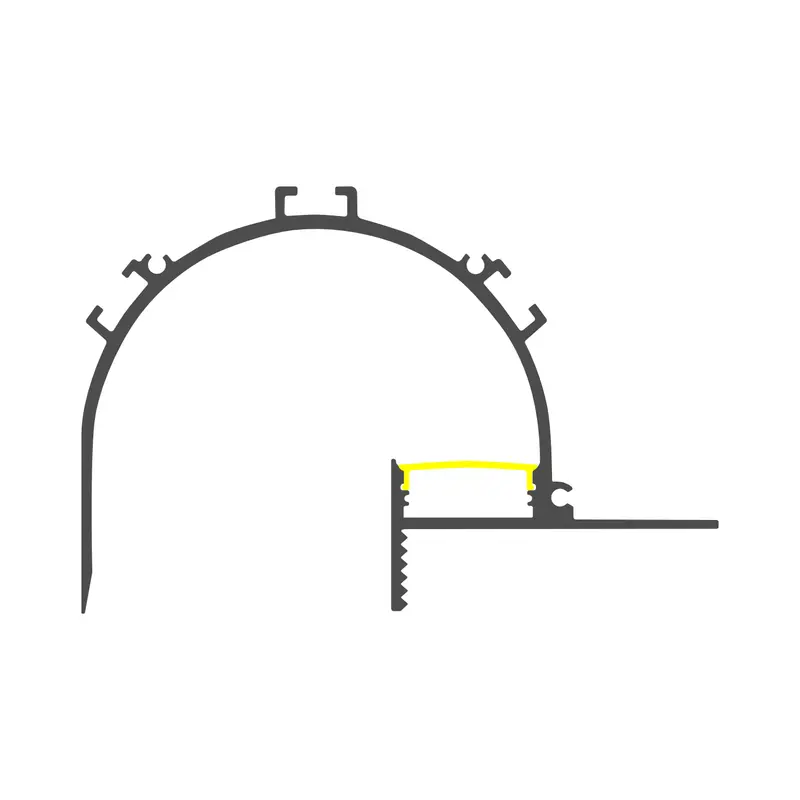Caracas Cove Tunnel Lighting Channel – Recessed Indirect Led Solution 1