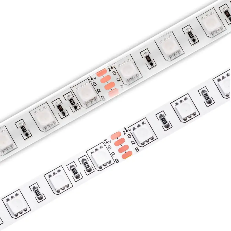 Dahlia Series Rgb Led Strip – 24V Addressable Color-Changing Tape 1