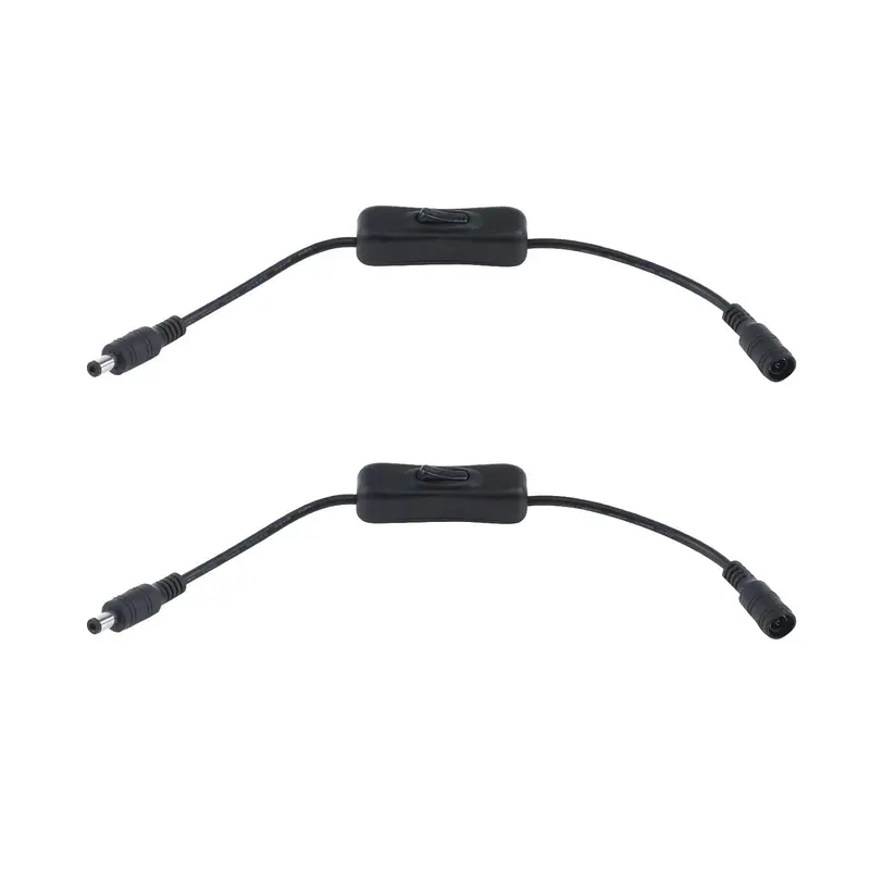 Dc Inline Toggle Switch Cable – On/Off Power Connector For Led Strips 1