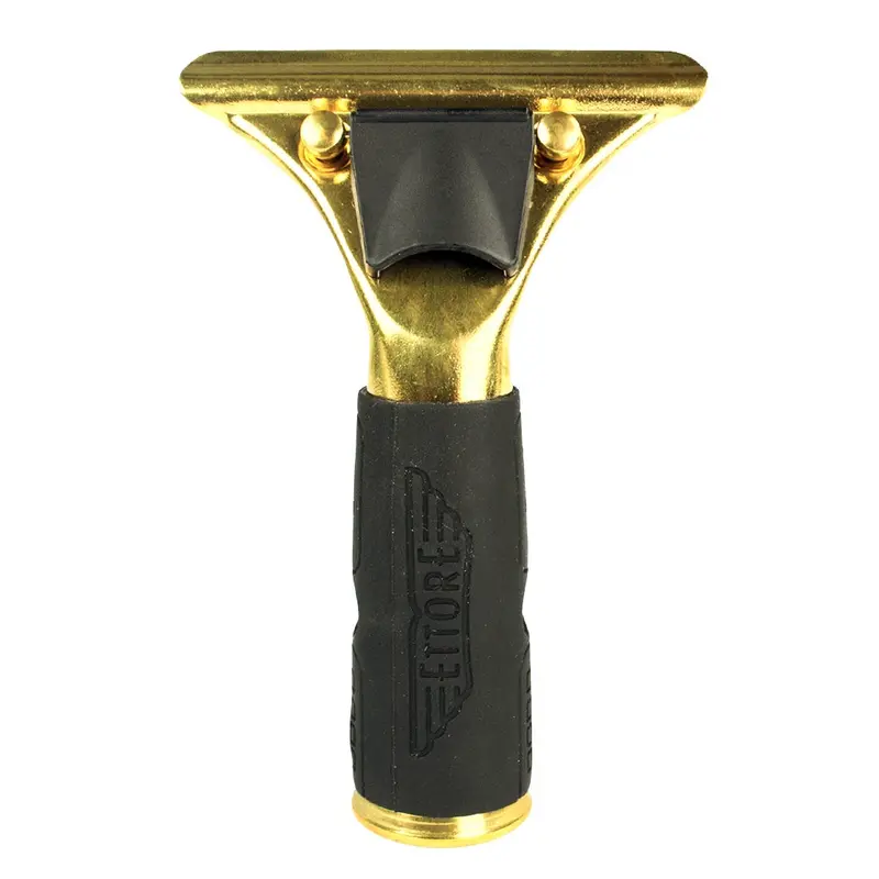 Ettore Master Brass Quick-Release Squeegee Handle – Rubber-Grip Edition 1