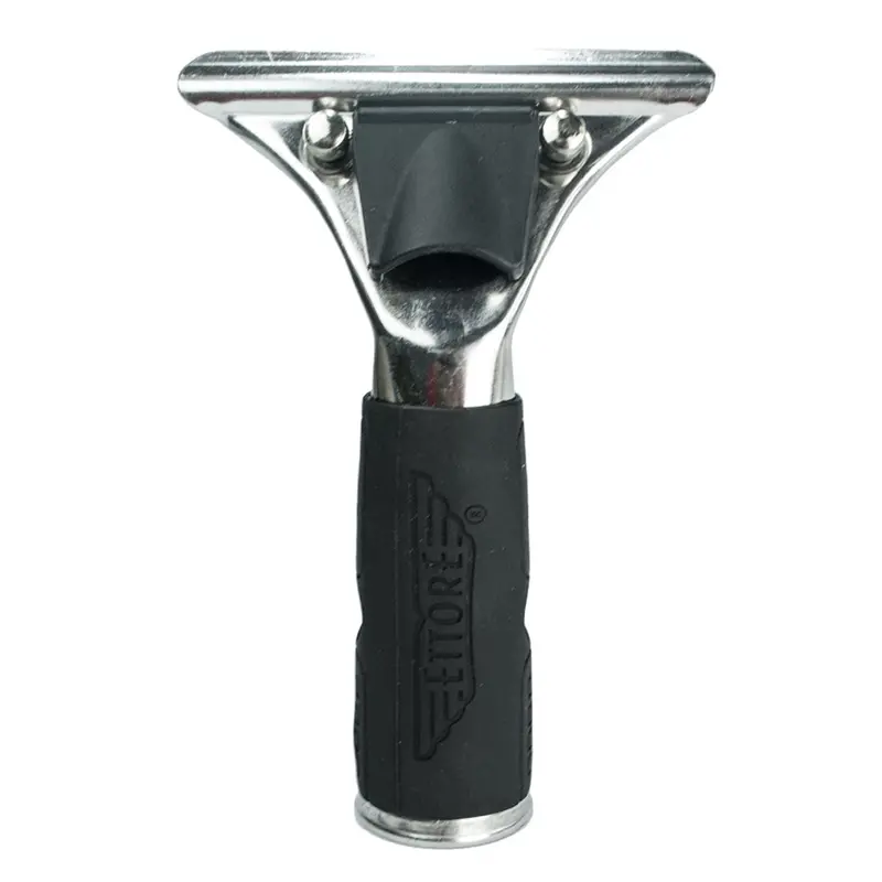 Ettore Stainless Steel Squeegee Handle With Quick-Release Mechanism And Rubber Grip 1