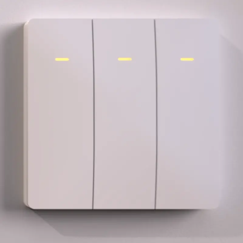 Eulum Casambi Triple-Button Battery Wall Switch – Swc-Csb-3R-W 1