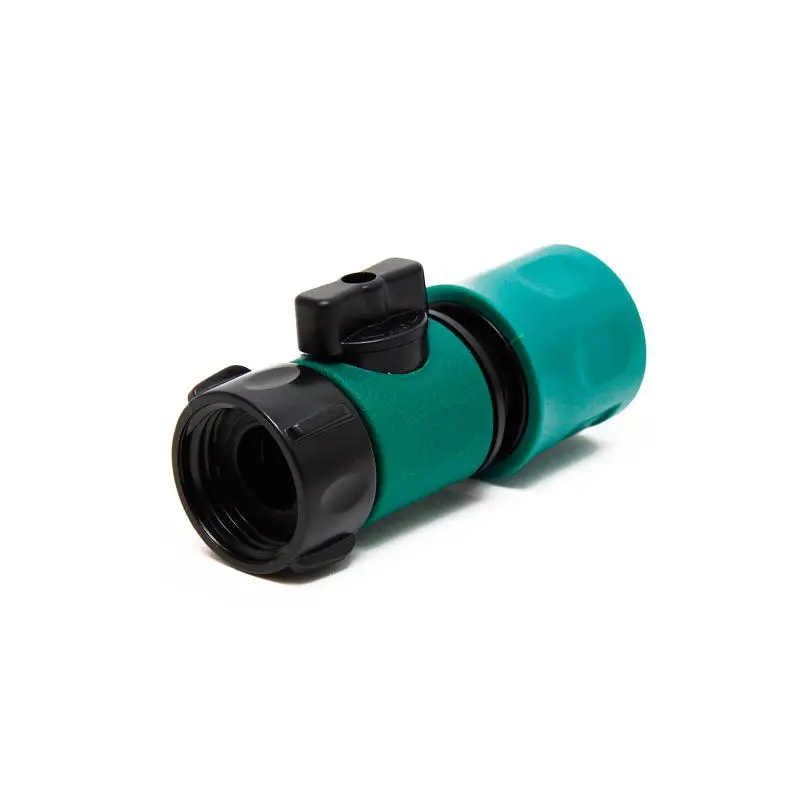 Female Quick-Connect Hose End With Integrated Shut-Off Valve 1