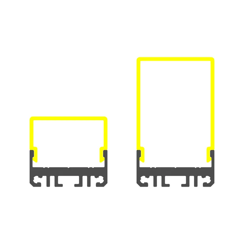 Flo Square Cross-Section Led Channel Fixture 1
