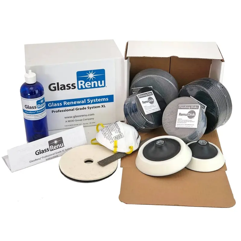 Glassrenu Professional Xl Glass Scratch Removal System 1