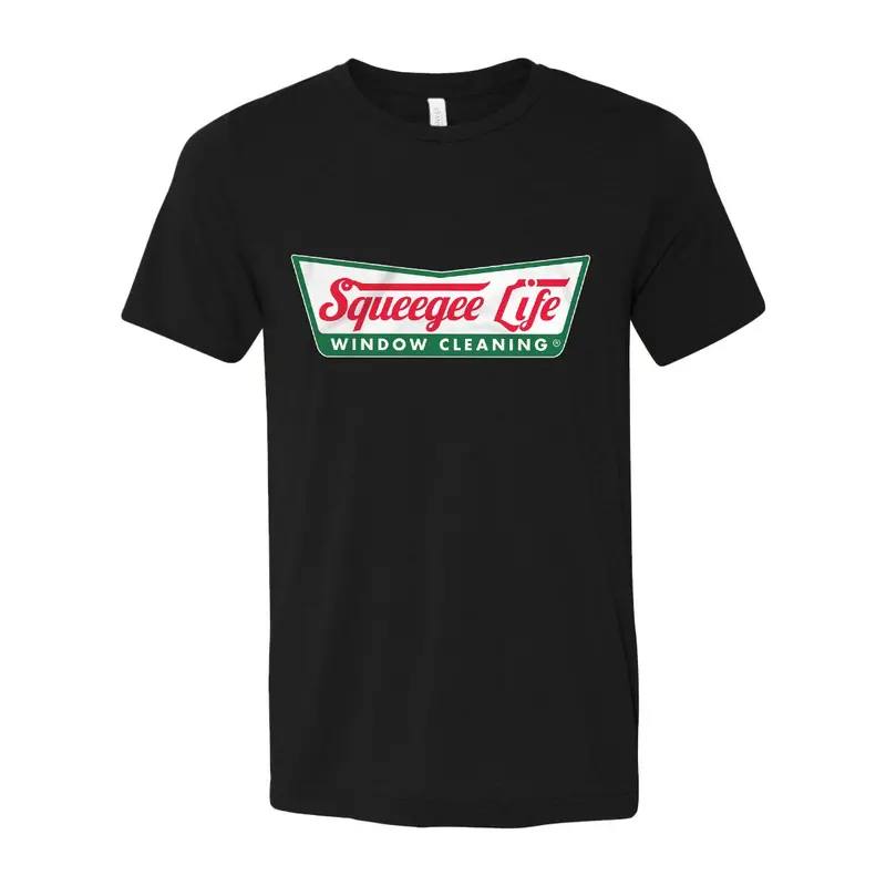 Glazed Finish Squeegee Life T-Shirt 1