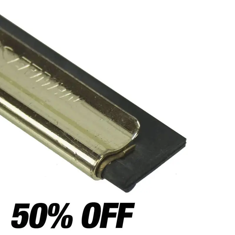 Moerman Solid Brass Squeegee Channel – Premium Grade 1