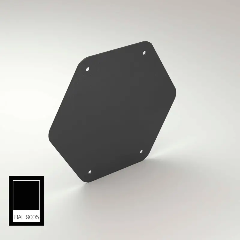 Paco Profile End Cap – Precoated Terminal Cover For Hexagonal Rails 1