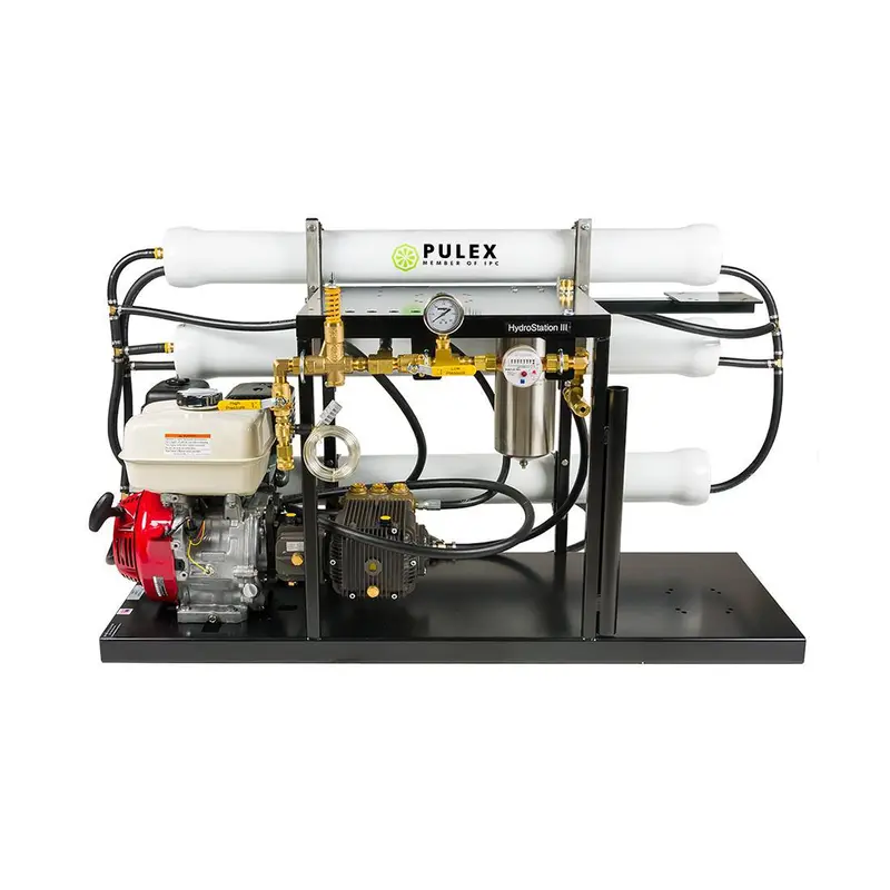 Pulex Hydro Station Triple Ro System With Gasoline Engine Drive 1