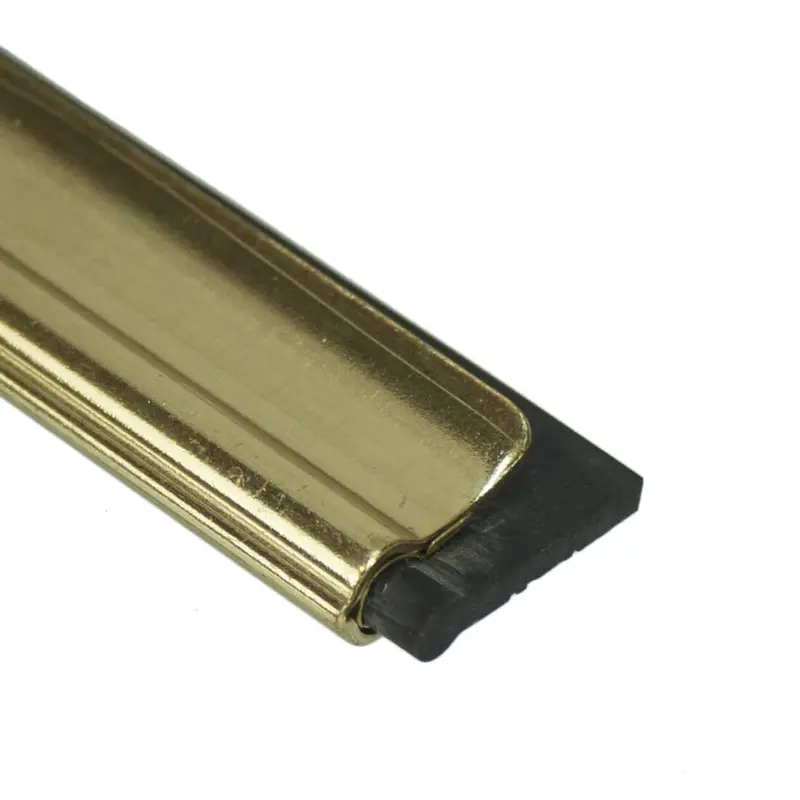 Pulex Solid Brass Squeegee Channel – Premium Weighted Performance 1