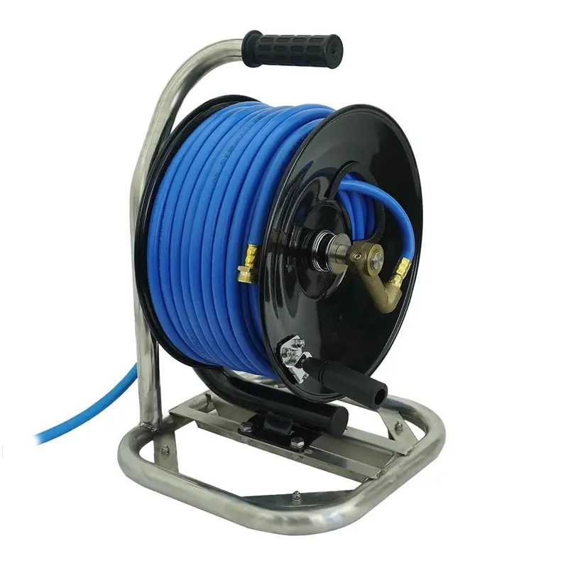 Pwp Heavy-Duty 150-Foot Portable Hose Reel 1