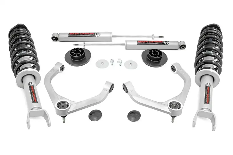 Rough Country 31431 Bolt-On 3.5-Inch Lift Kit With N3 Struts And Rear N3 Shocks 1