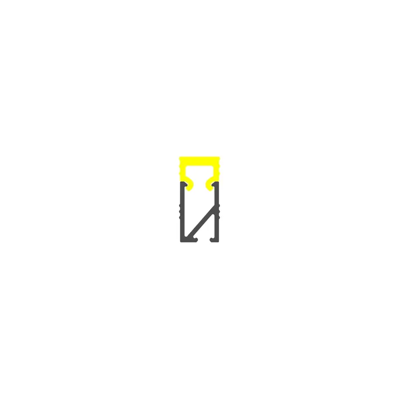 Slim Hi8 Aluminum Led Strip Housing – Narrow Surface-Mount Channel 1