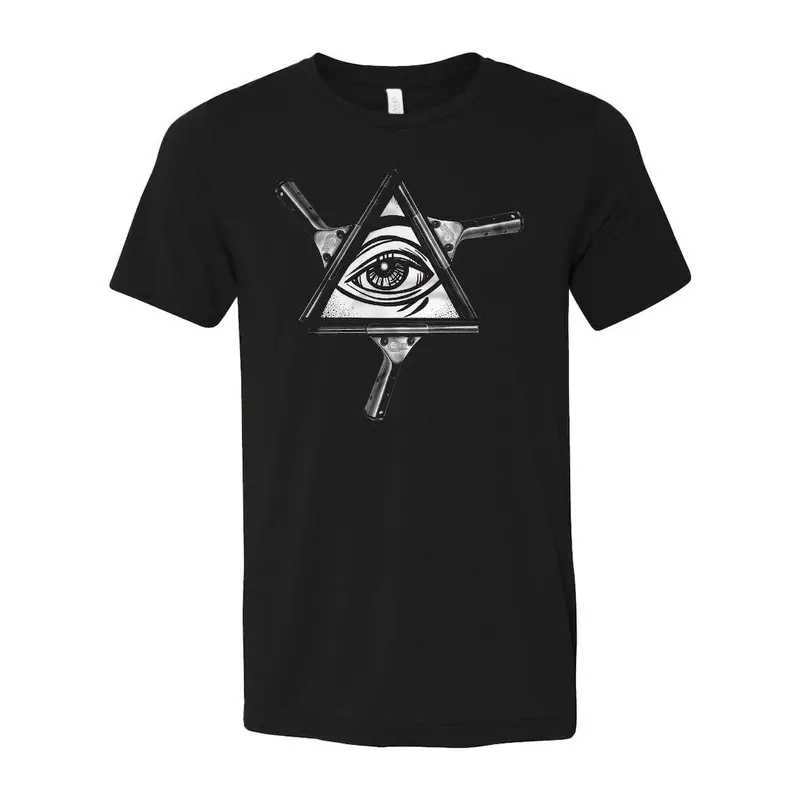 Squeegee Life Sacred Eye Artwork T-Shirt 1