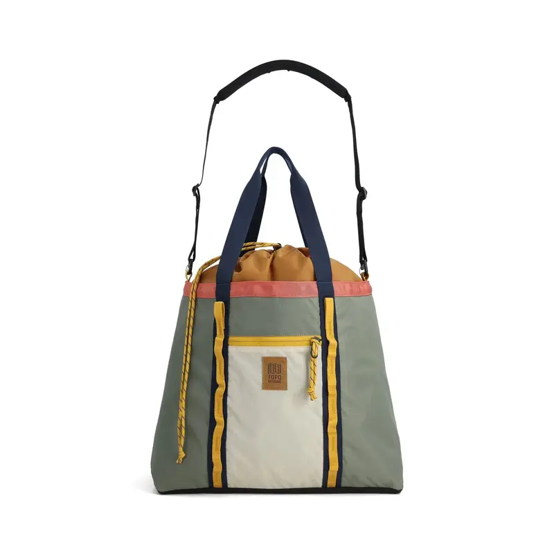 Topo Mountain Utility Tote – Bone White & Beetle Blend 1