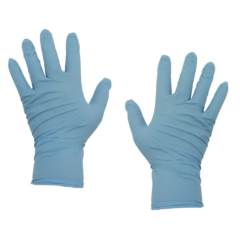 Tronex 9662 Light Blue Extra-Thick Nitrile Exam Gloves (Xl) 1