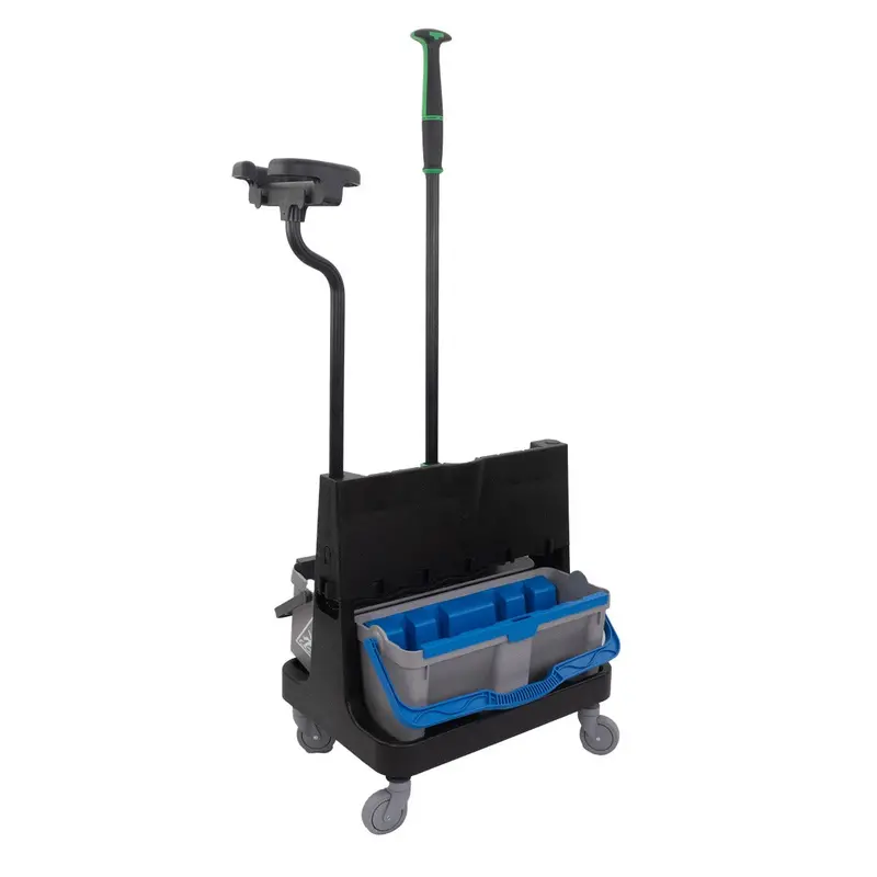 Unger Omniclean Dual-Bucket Mop System With Separate Rinse And Wash 1