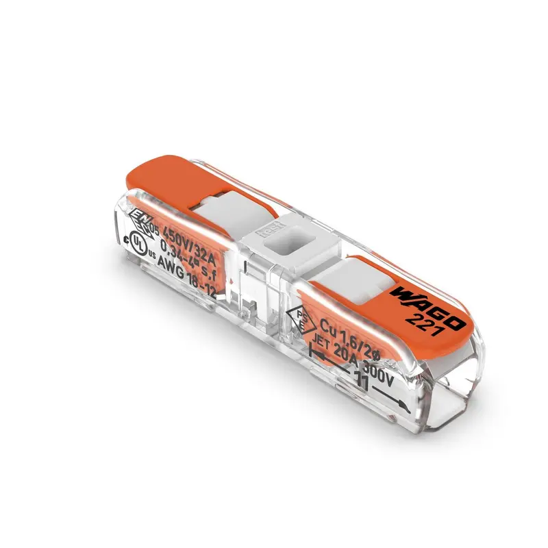 Wago 221 Lever-Nut Wire Splicing Connector 1