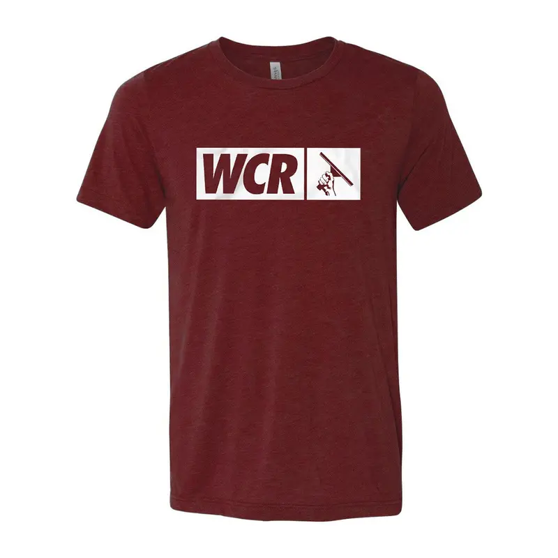Wcr Crimson Color Crewneck T-Shirt 1