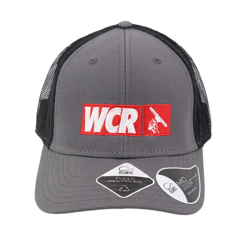 Wcr Dark Gray Trucker-Style Work Cap 1
