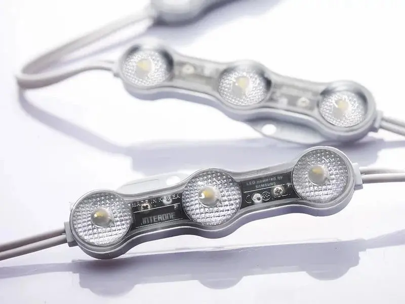 White Peanut Series: 12V Samsung 3-Led Module With 180° Lens 2