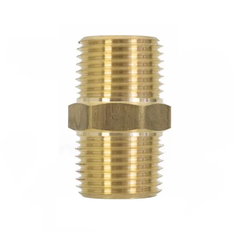 Xero 1/2-Inch Hex Nipple – Solid Brass Fitting For Rigid, High-Pressure Connections 1