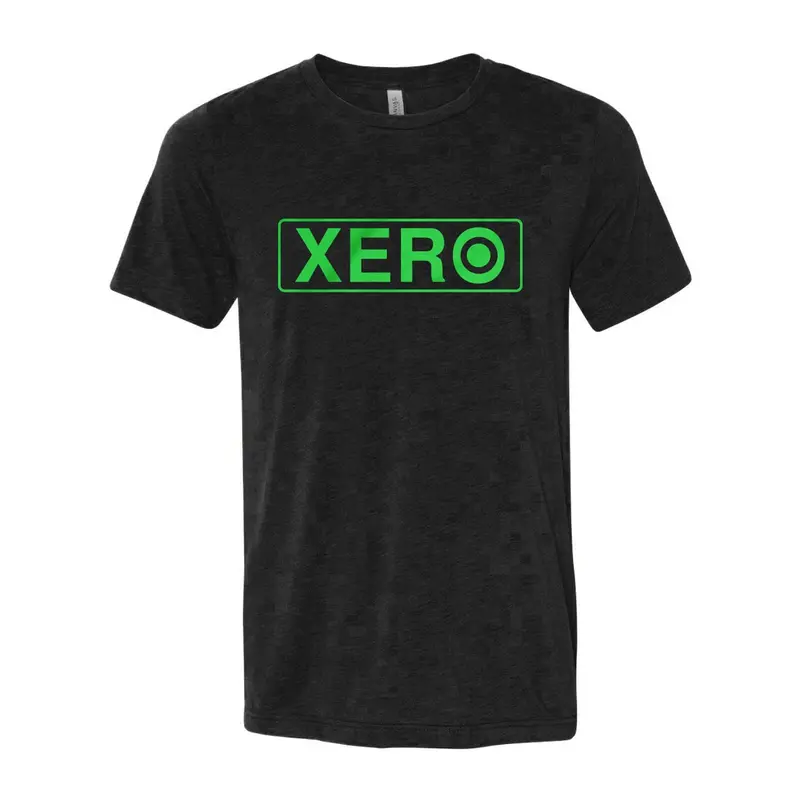 Xero Black Signature Logo T-Shirt 1