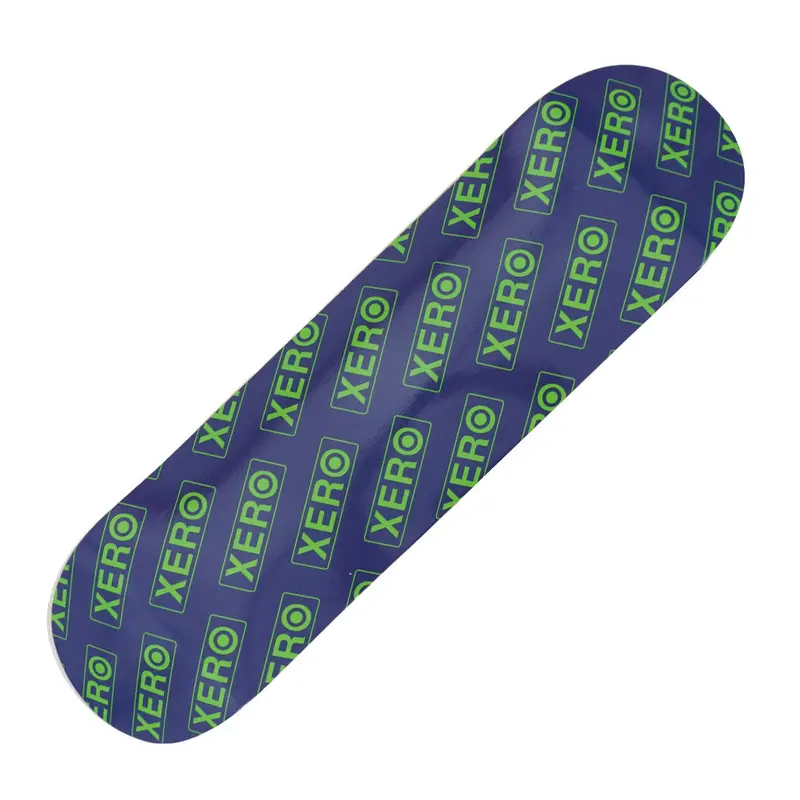 Xero Skateboard Deck With Repeating Graphic Design 1