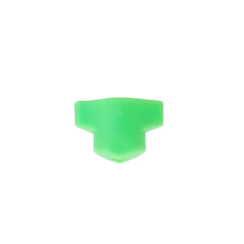 Xero V4 Clamp Nut – Neon Green Anodized Locking Component 1