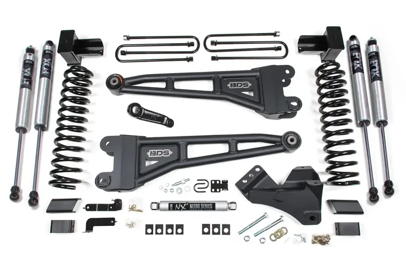Bds Suspension Bds1576Fs 4-Inch Radius Arm Lift Kit For 2017–2019 Ford F-350 Drw 1
