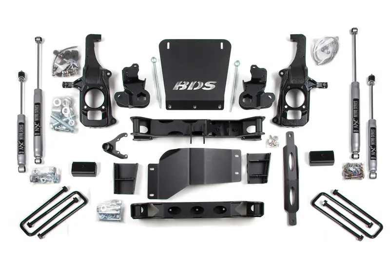 Bds Suspension Bds198H High-Clearance Block Kit – For 2011–2019 Gm Hd Trucks (6.5”/3” Lift, No Overload Spring) 1