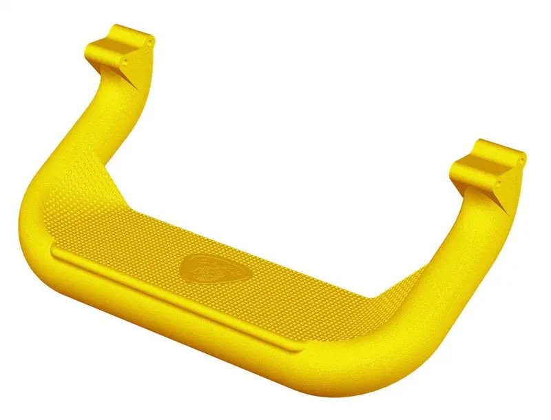 Carr Super Hoop Xp7 Assist Steps – Safety Yellow Powder-Coated Side Step Pair 1