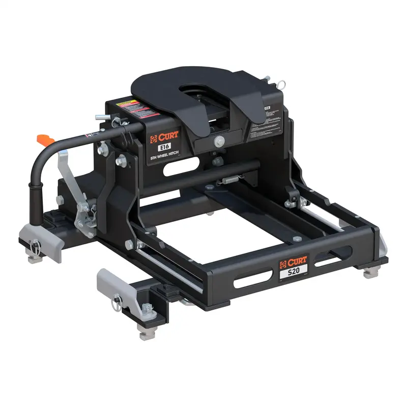 Curt 16697 E16 Sliding Fifth Wheel Hitch – 16,000 Lb Capacity For Chevy/Gmc With Puck System 1
