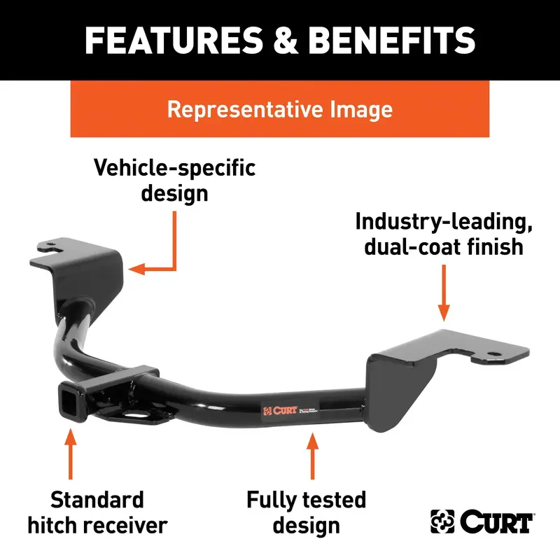 Curt Class 1 Trailer Hitch – 1-1/4" Receiver For Suzuki Sidekick And Geo Tracker Models 1