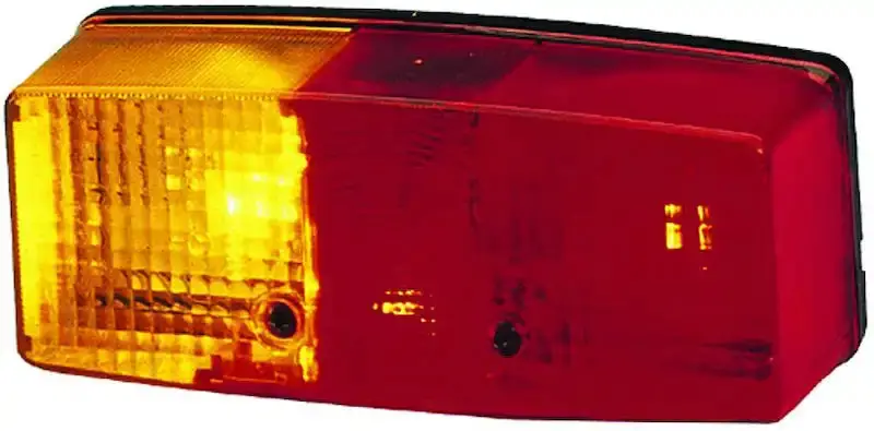 Hella 003184037 Red/Amber Left-Hand Stop/Turn/Tail Lamp Assembly 1