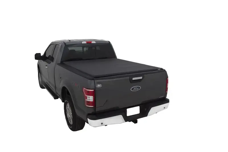 Lund Genesis Elite Roll-Up Tonneau Cover In Black 1