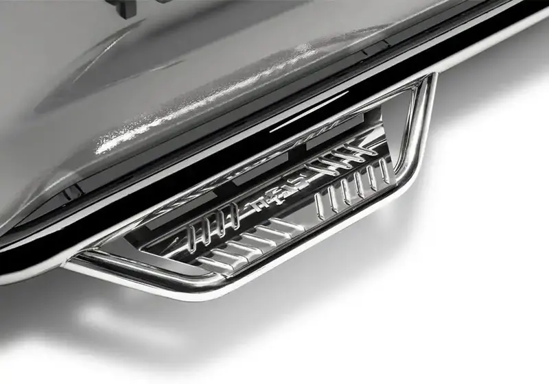 N-Fab Hpc17104Cc-6-Ss Stainless Steel Podium Step System For 2017–2019 Silverado/Sierra Hd 6'6" Crew Cab 1